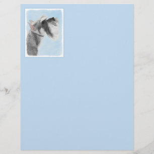 Schnauzer (Giant, Standard) Painting - Dog Art