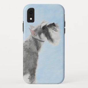 Schnauzer (Giant, Standard) Painting - Dog Art iPhone XR Case