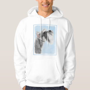 Schnauzer (Giant, Standard)  Painting - Dog Art Hoodie
