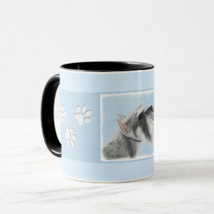 Schnauzer (Giant, Standard) Painting - Dog Art Mug