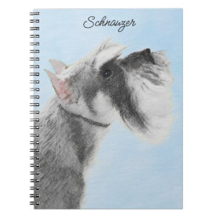 Schnauzer (Giant, Standard)  Painting - Dog Art Notebook