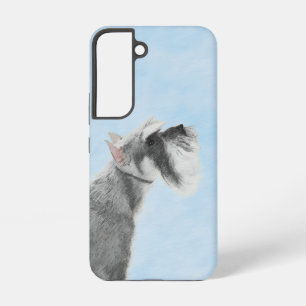 Schnauzer (Giant, Standard) Painting - Dog Art Samsung Galaxy Case