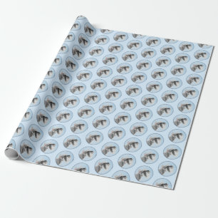 Schnauzer (Giant, Standard) Painting - Dog Art Wrapping Paper