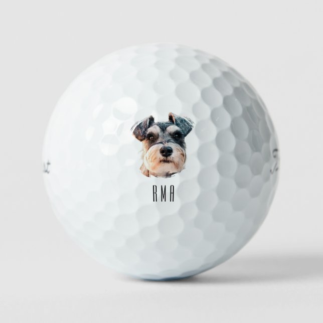 Schnauzer Golf Balls (Front)