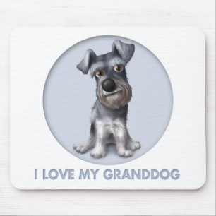 Schnauzer Granddog Mouse Mat