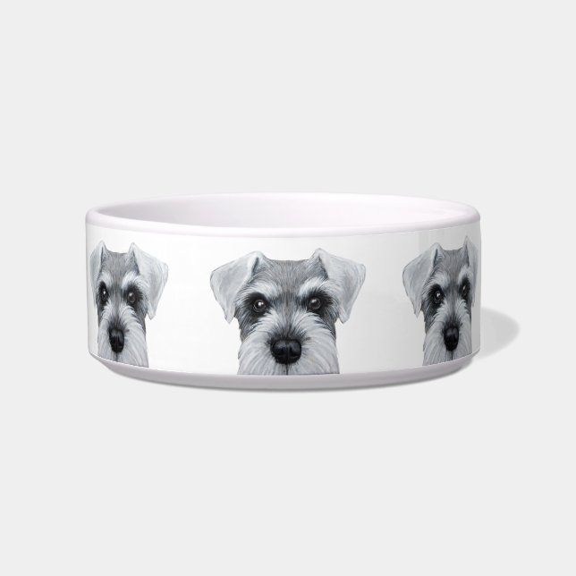 Schnauzer grey original by miart bowl (Front)