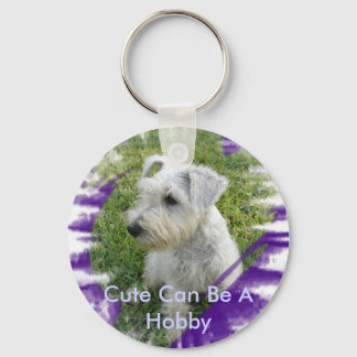 Schnauzer Key Ring