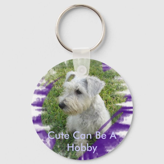 Schnauzer Key Ring (Front)