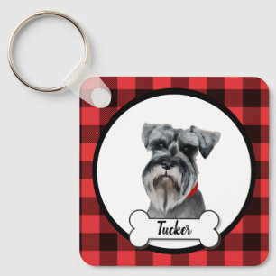 Schnauzer Keychain