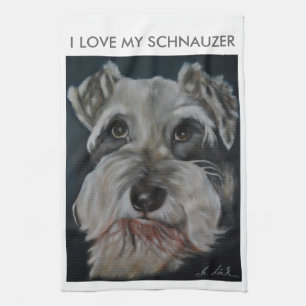 Schnauzer Kitchen Towels