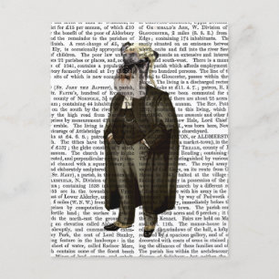 Schnauzer Lawyer Postcard