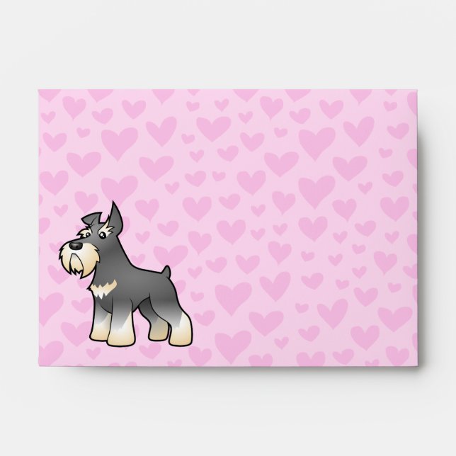 Schnauzer Love Envelopes (Front)
