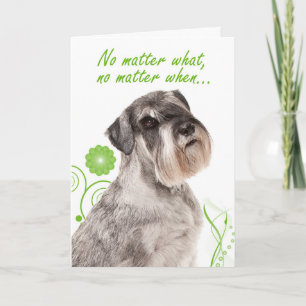 Schnauzer Love/Support Card