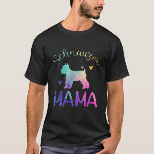 Schnauzer Mama Schnauzer Lover Dog Mum T-Shirt