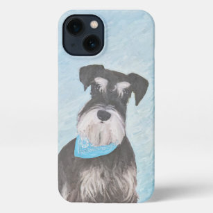 Schnauzer (Miniature) Painting - Cute Original Dog iPhone 13 Case
