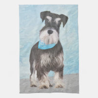 Schnauzer (Miniature) Painting - Cute Original Dog