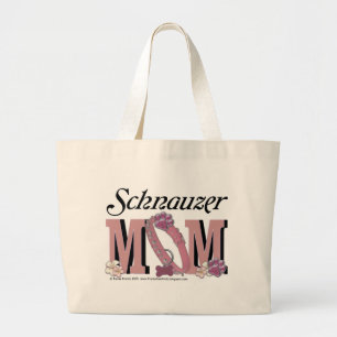 Schnauzer MOM Large Tote Bag
