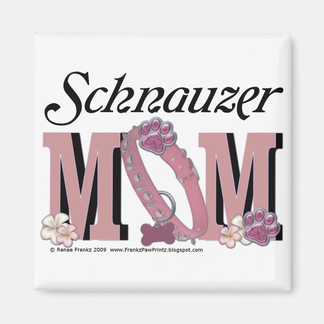 Schnauzer MOM Magnet (Front)