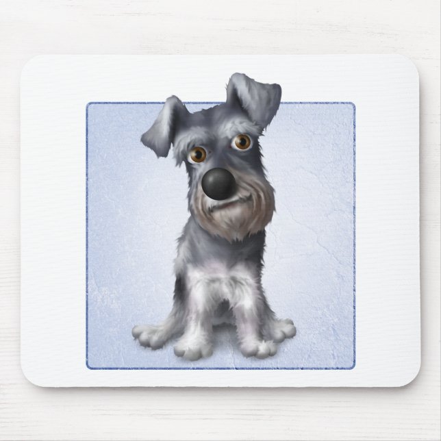 Schnauzer Mouse Mat (Front)