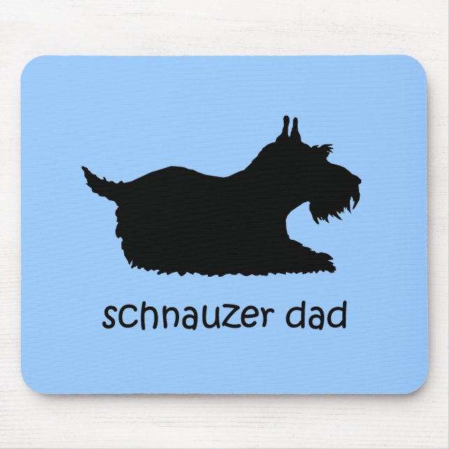 Schnauzer Mouse Mat (Front)
