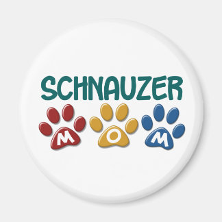 SCHNAUZER Mum Paw Print 1 Magnet