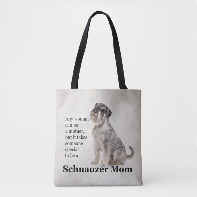 Schnauzer Mum Tote (Front)
