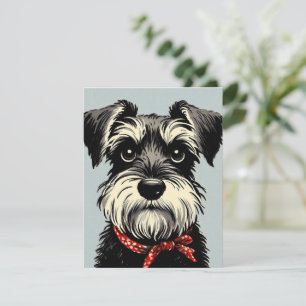 Schnauzer Note Card