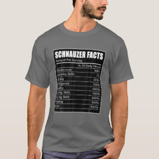 Schnauzer Owner Dog Lover Schnauzer Facts T-Shirt