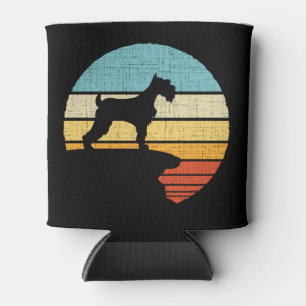  Schnauzer Owner Retro Vintage Dog Puppy Lover  Can Cooler