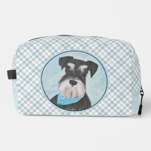 Schnauzer Painting Miniature Uncropped Pet Dog Art Dopp Kit