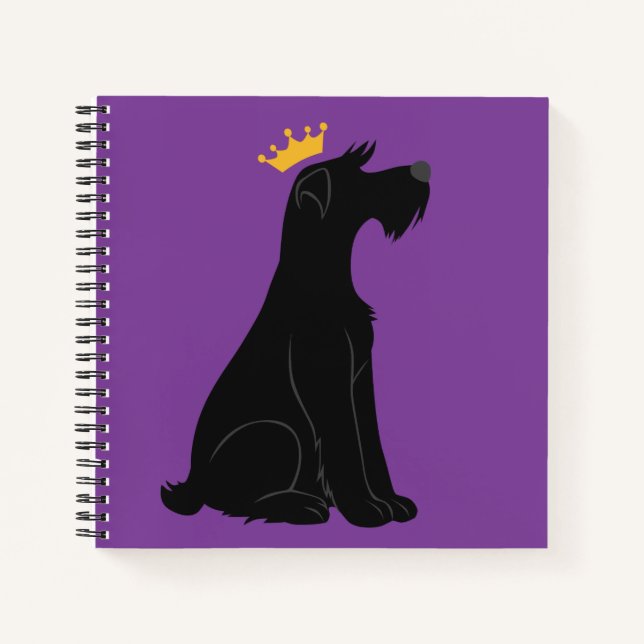 Schnauzer Prince Notebook (Front)