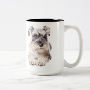 schnauzer puppy coffee mug