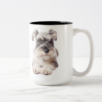 schnauzer puppy coffee mug