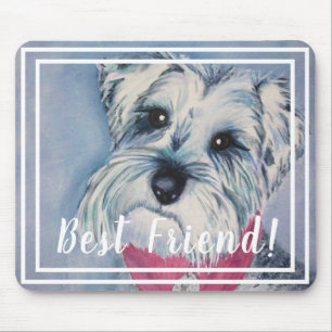 Schnauzer Puppy Mouse Mat