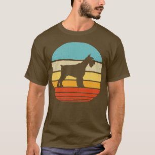 Schnauzer Retro Vintage 60s 70s Sunset for Men Wom T-Shirt