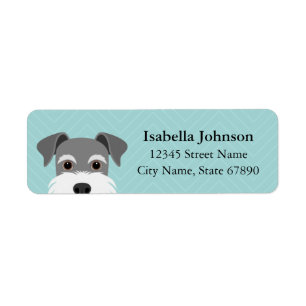 Schnauzer Return Address Labels
