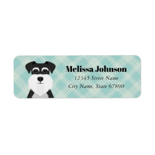 Schnauzer Return Address Labels