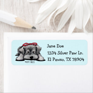 Schnauzer Return Address Labels