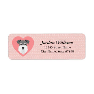 Schnauzer Return Address Labels