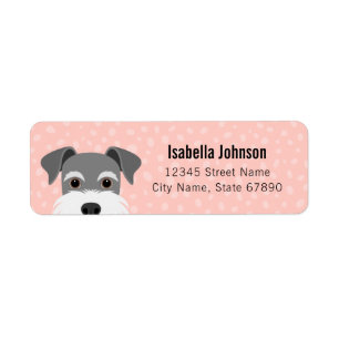 Schnauzer Return Address Labels