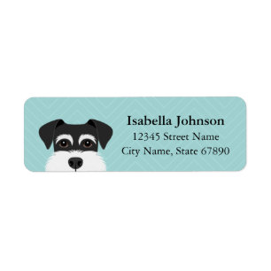 Schnauzer Return Address Labels