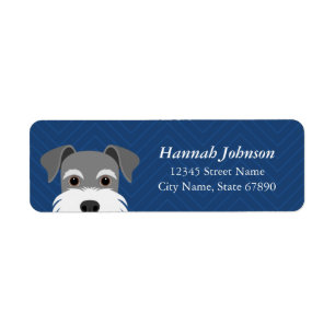 Schnauzer Return Address Labels