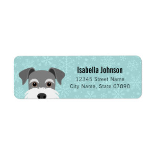 Schnauzer Return Address Labels