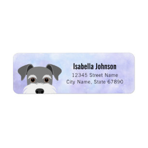 Schnauzer Return Address Labels