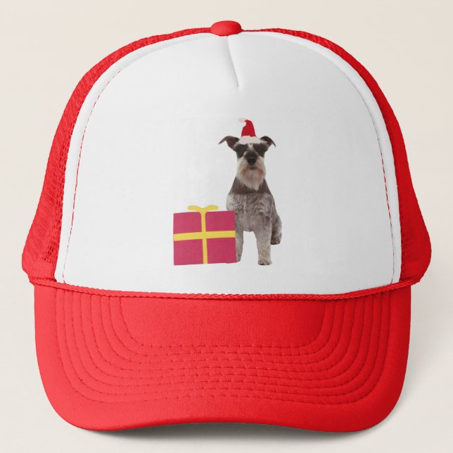 Schnauzer Santa Hat (Front)