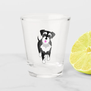Schnauzer shot glass