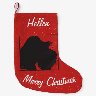 Schnauzer Small Christmas Stocking