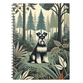 Schnauzer Spiral Photo Notebook