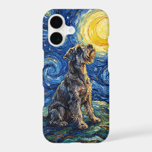 Schnauzer Starry Night Painting