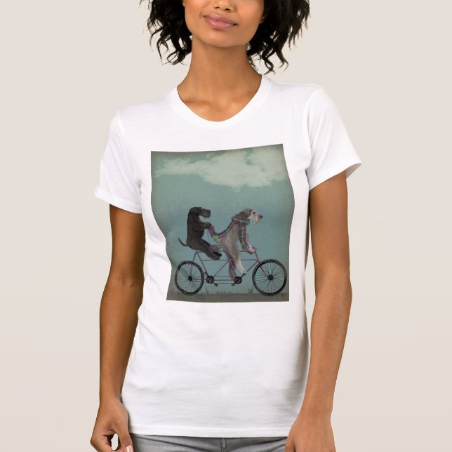 Schnauzer Tandem T-Shirt (Front)